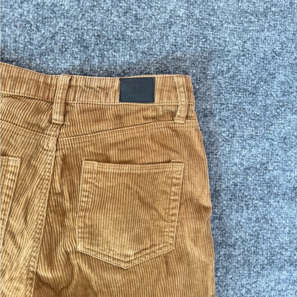 BDG Women's Corduroy Pants Mom High Rise Size 25 Khaki Tan Academia Preppy Urban - Picture 7 of 16